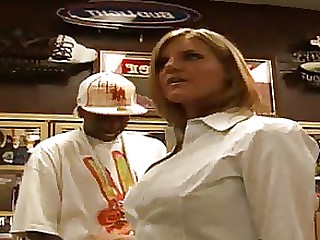 cumshot interracial milf