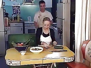 Granny Kitchen MILF Nasty