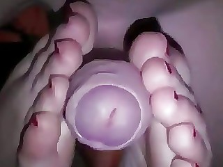 सुंदरता पागल cumshot बुत पैर बुत Footjob प्रौढ़