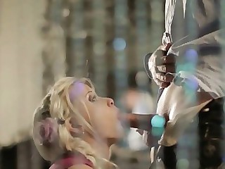 Blonde Blowjob HD Lactation MILF