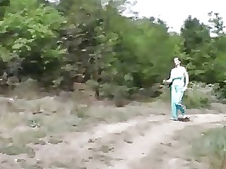 Blowjob Crazy Cumshot Outdoor