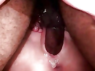 nghiệp dư đen creampie cumshot interracial milf âm đạo người vợ