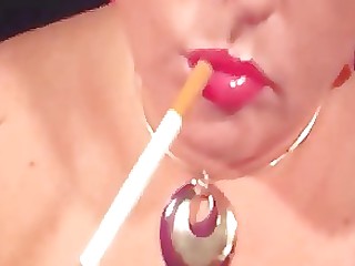 bbw nóng bức trưởng thành milf hút thuốc độc tấu