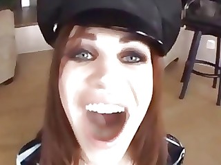 blowjob cumshot interracial milf