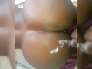 Ass Cumshot Ebony BBW MILF POV