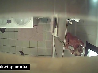Amateur Salle de bains Blond Caméra cachée Fait à la maison Maman Mature MILF